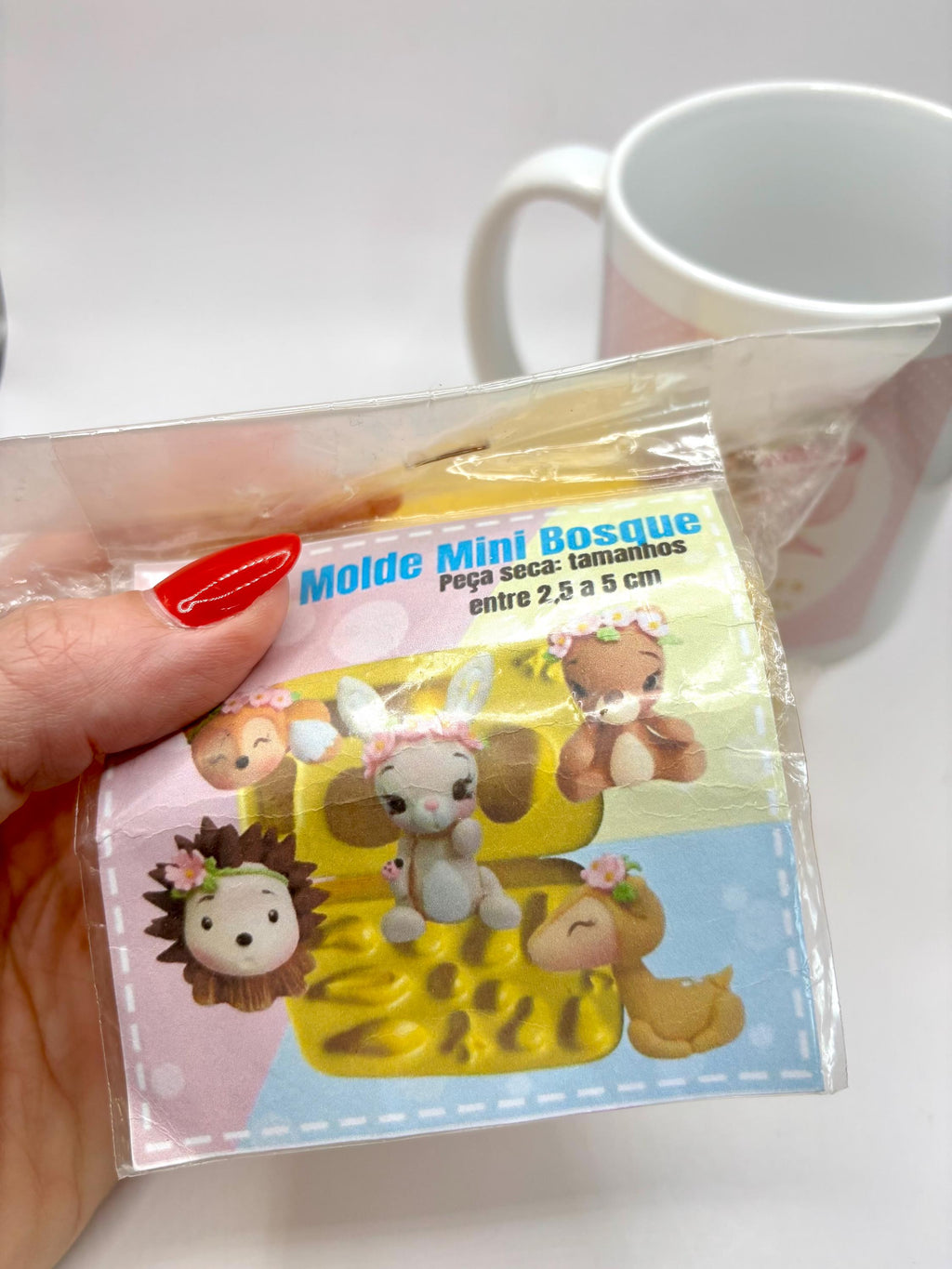 Silicone mold for clay dolls Mini Bosque - Arts and Crafts