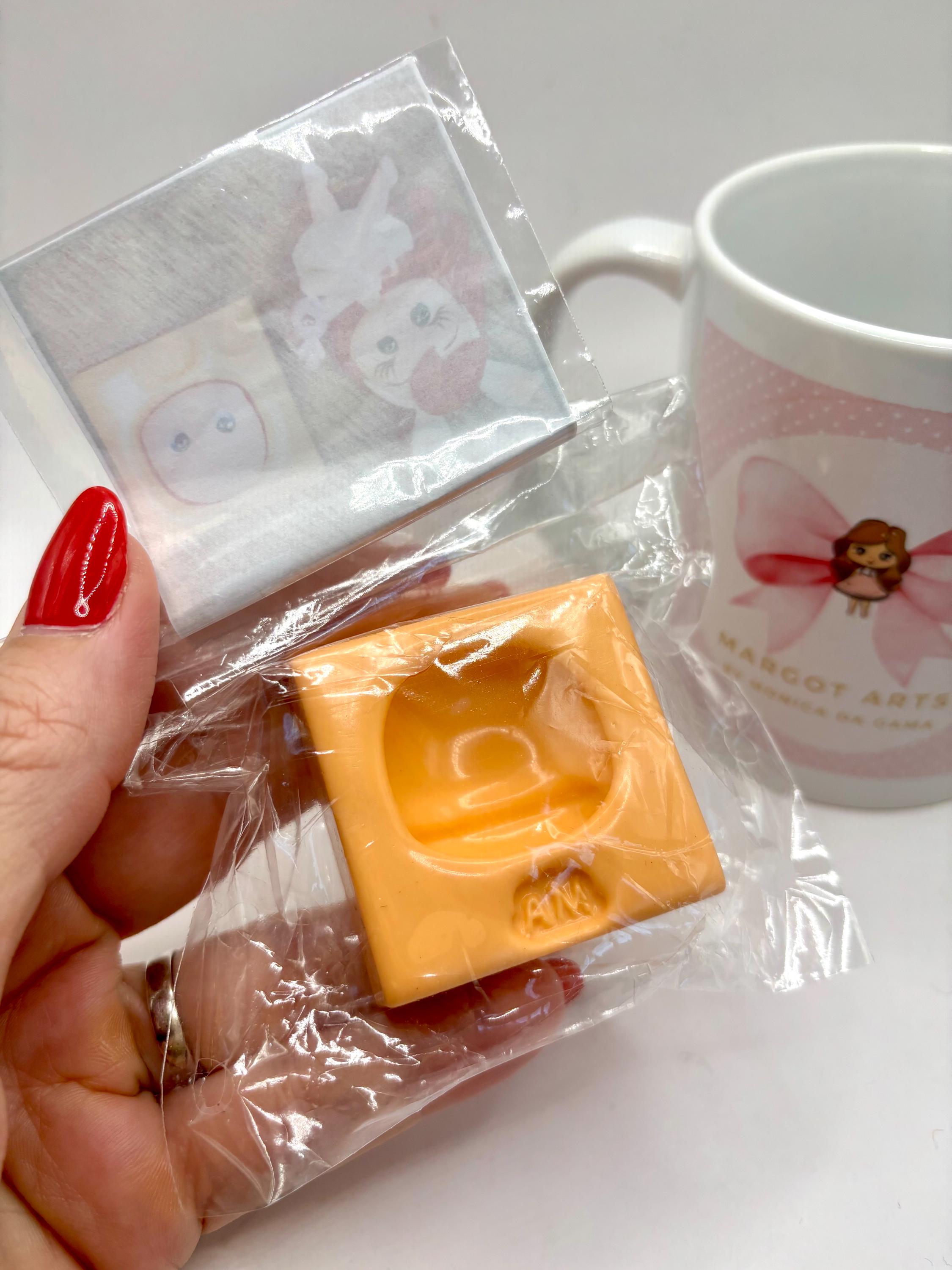 Silicone mold for clay dolls Cute Head - Arts and Crafts