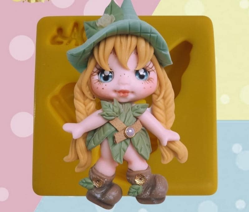 Silicone mold for clay dolls Ternura III - Arts and Crafts