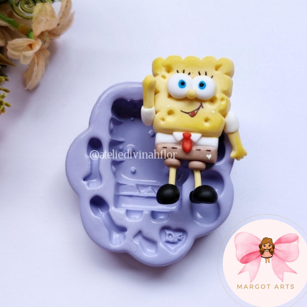 Silicone mold for clay dolls full body - Bob Gang Arts and Crafts