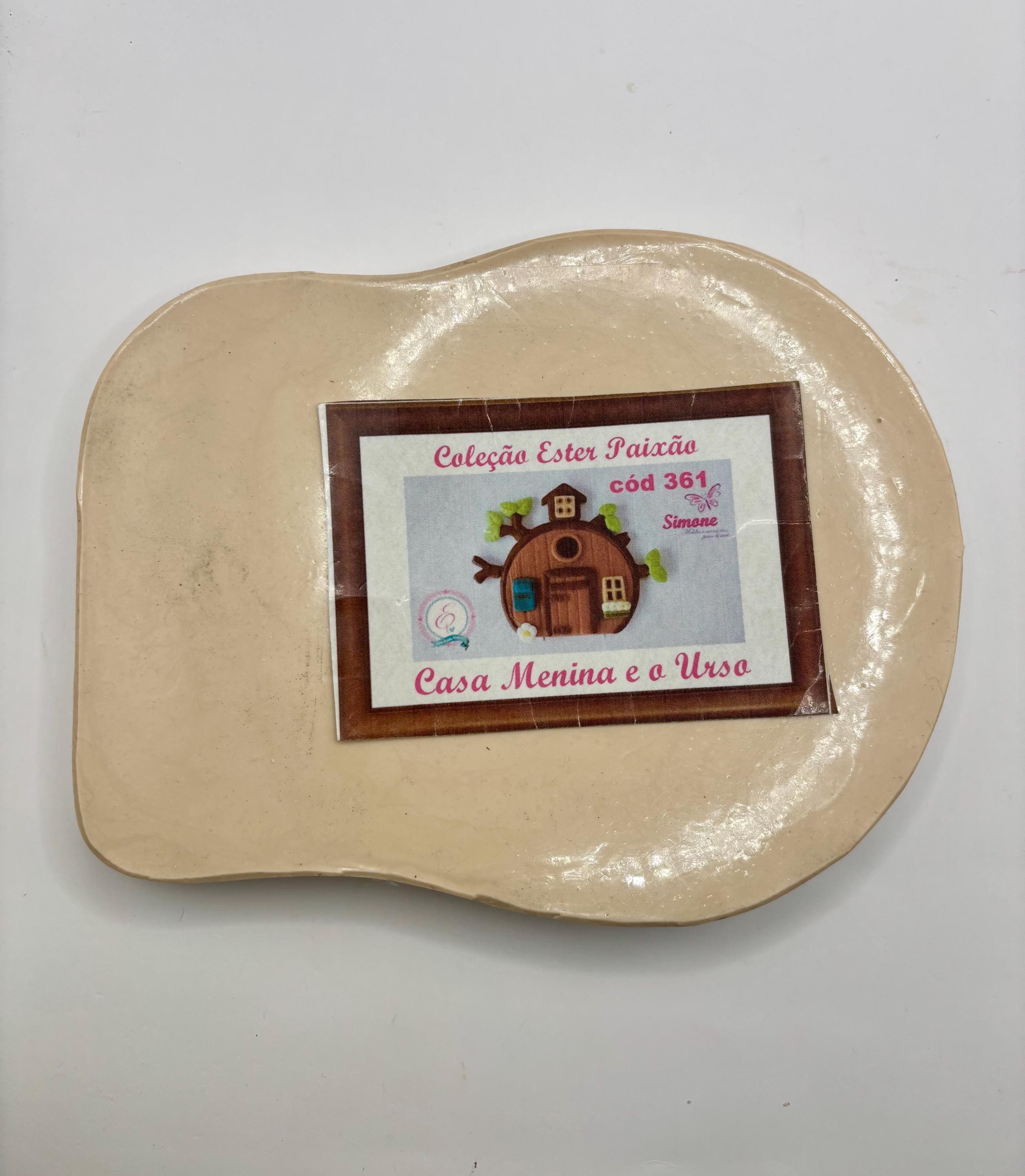 Silicone mold for clay dolls - Bear house