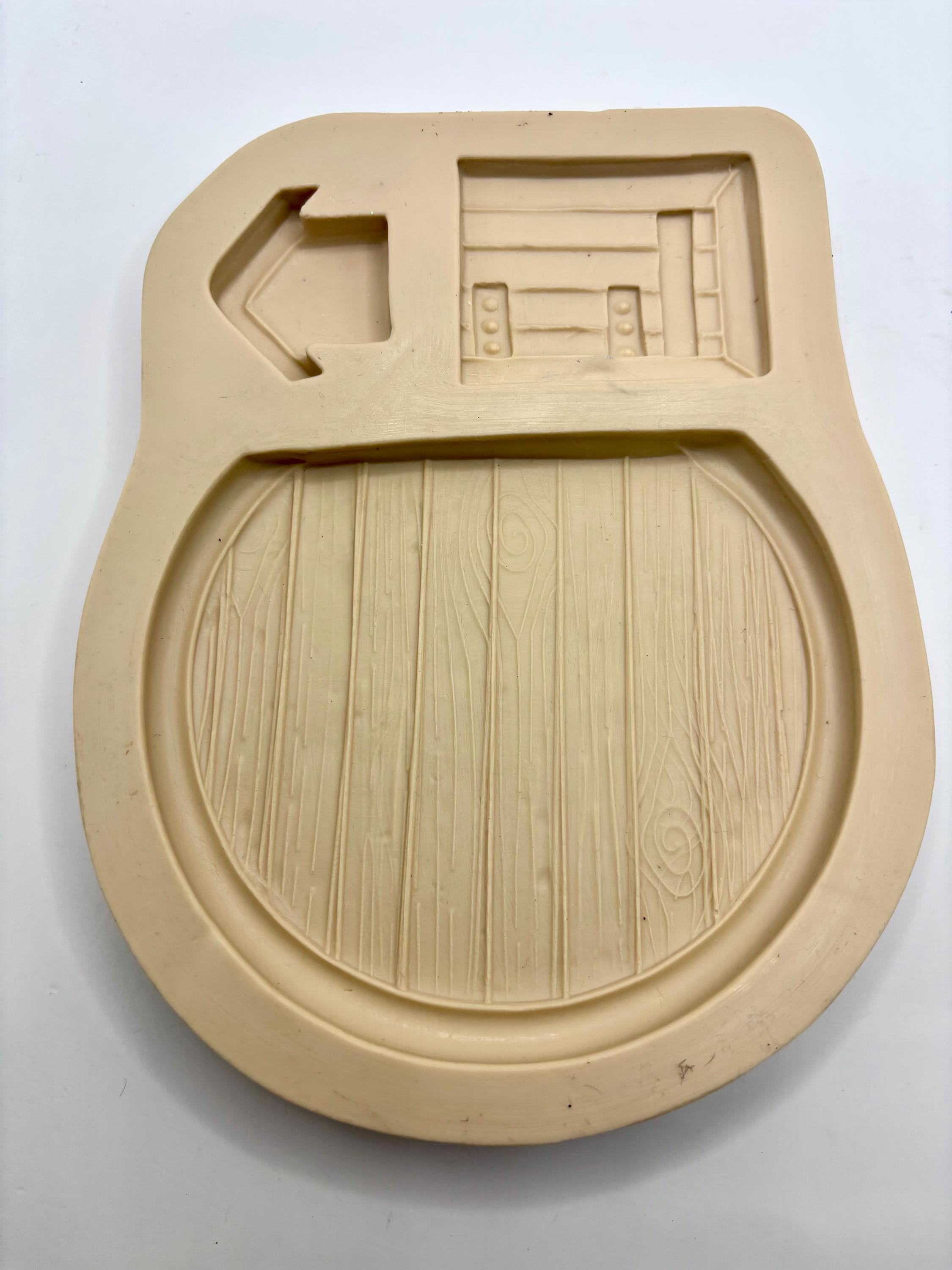 Silicone mold for clay dolls - Bear house