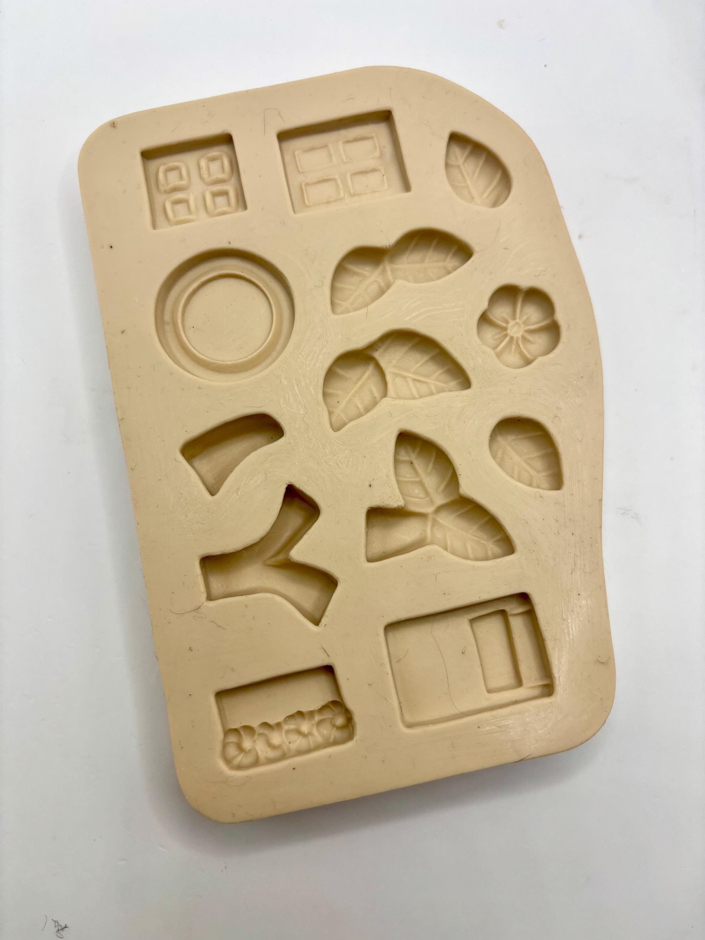 Silicone mold for clay dolls - Bear house