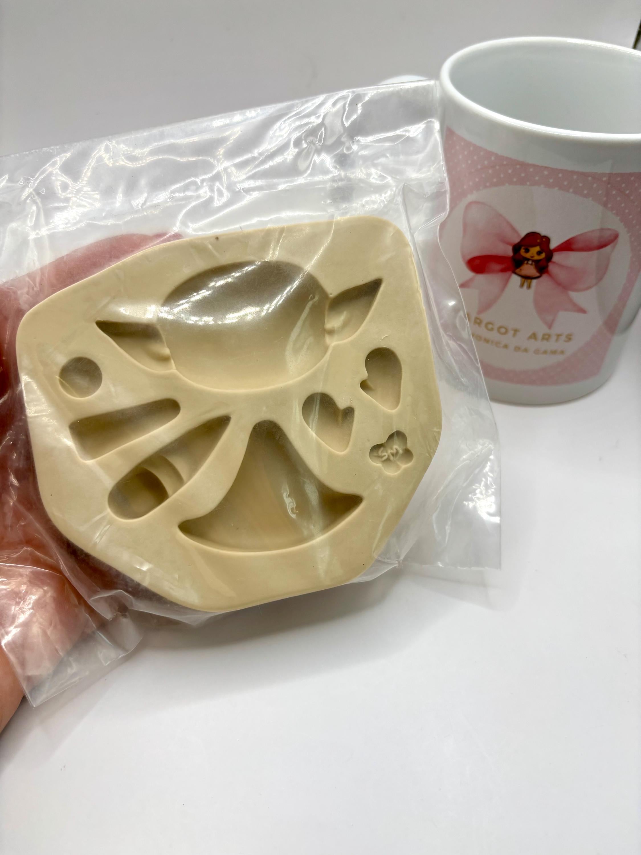 Silicone mold for clay dolls - Santa's helper elf molds