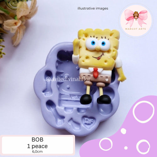 Silicone mold for clay dolls full body - Bob Gang Arts and Crafts