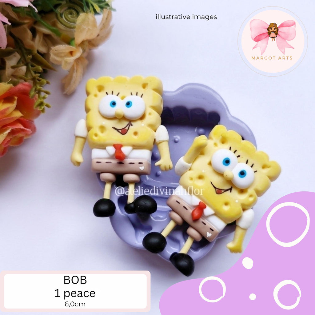 Silicone mold for clay dolls full body - Bob Gang Arts and Crafts