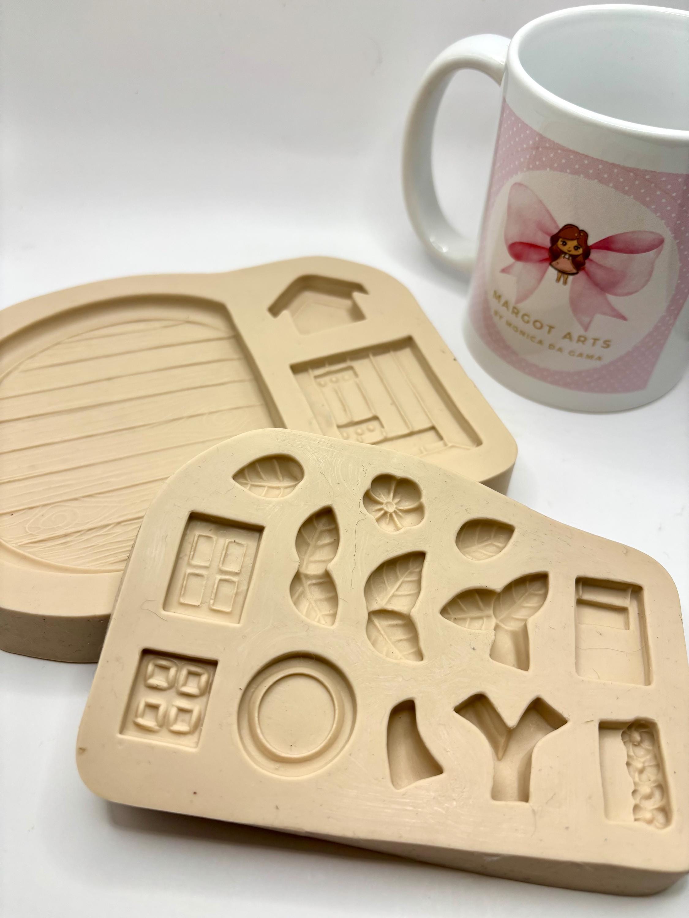 Silicone mold for clay dolls - Bear house