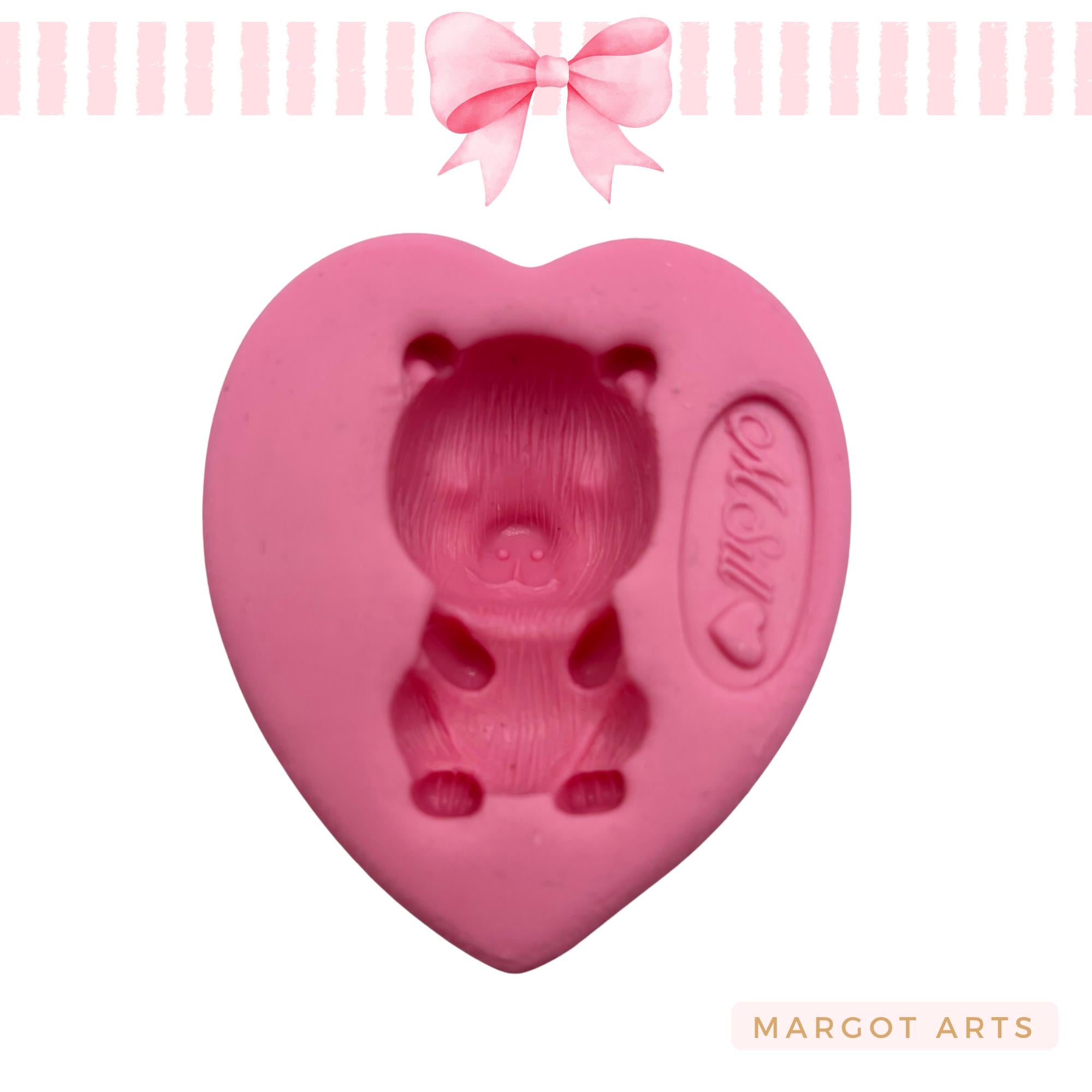 Silicone mold for clay dolls, Capivara - Arts and Crafts