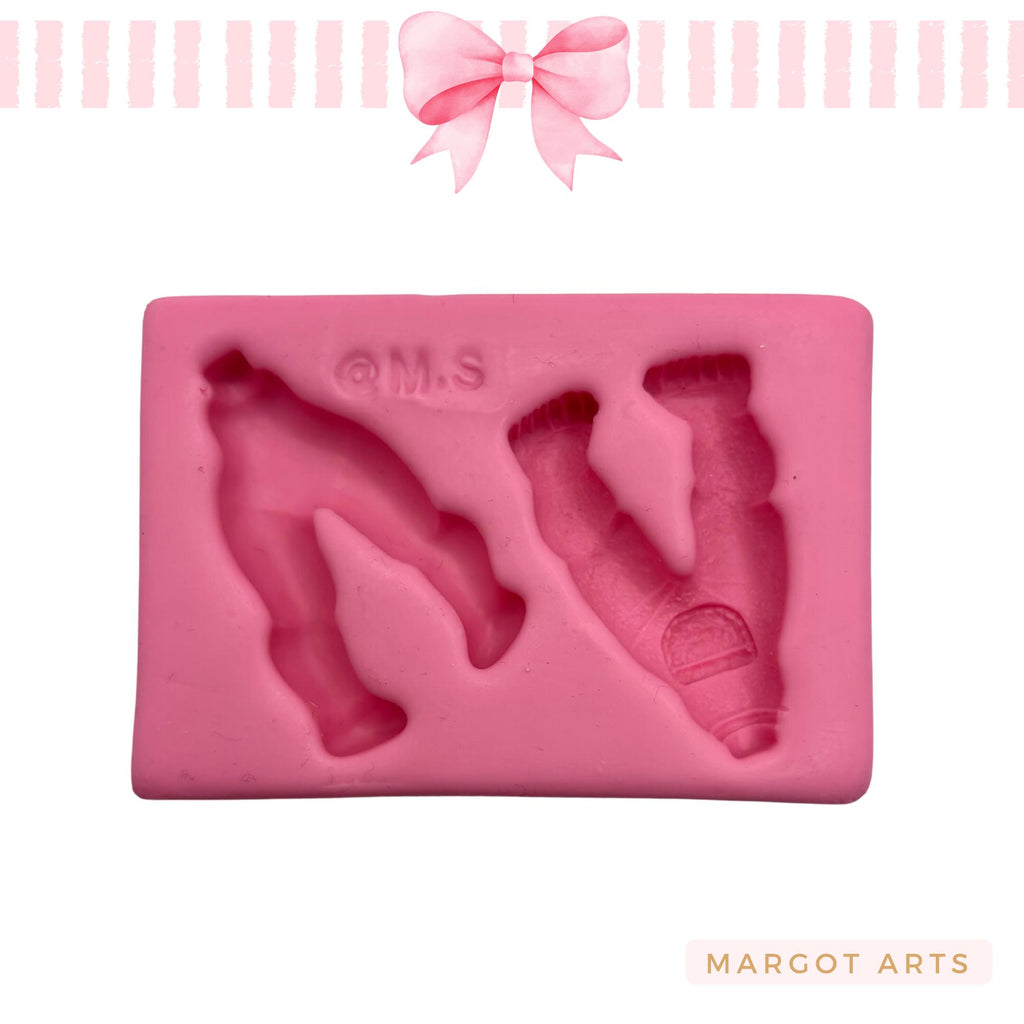Silicone mold for clay dolls, Corpinho cute - Arts and Crafts