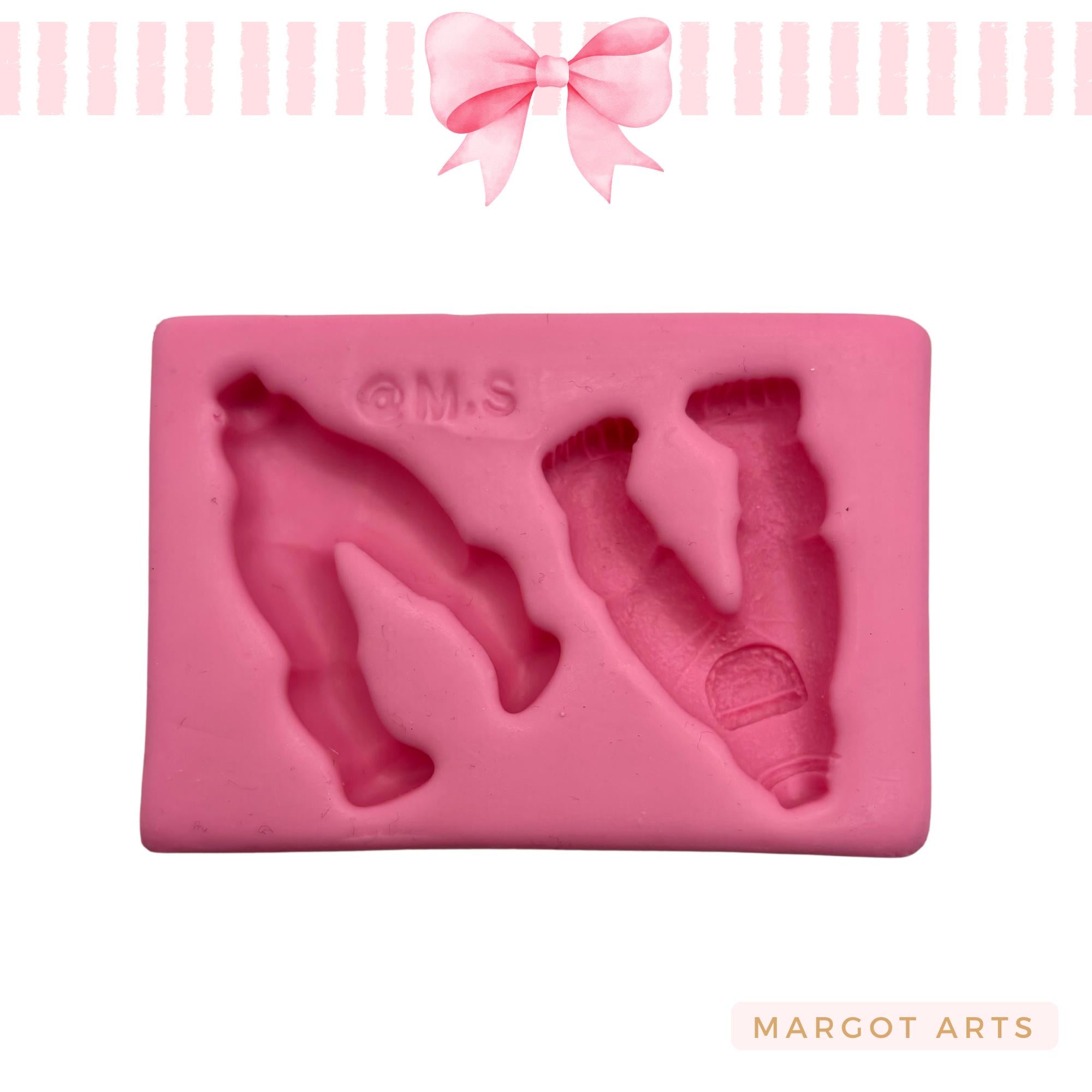 Silicone mold for clay dolls, Corpinho cute - Arts and Crafts