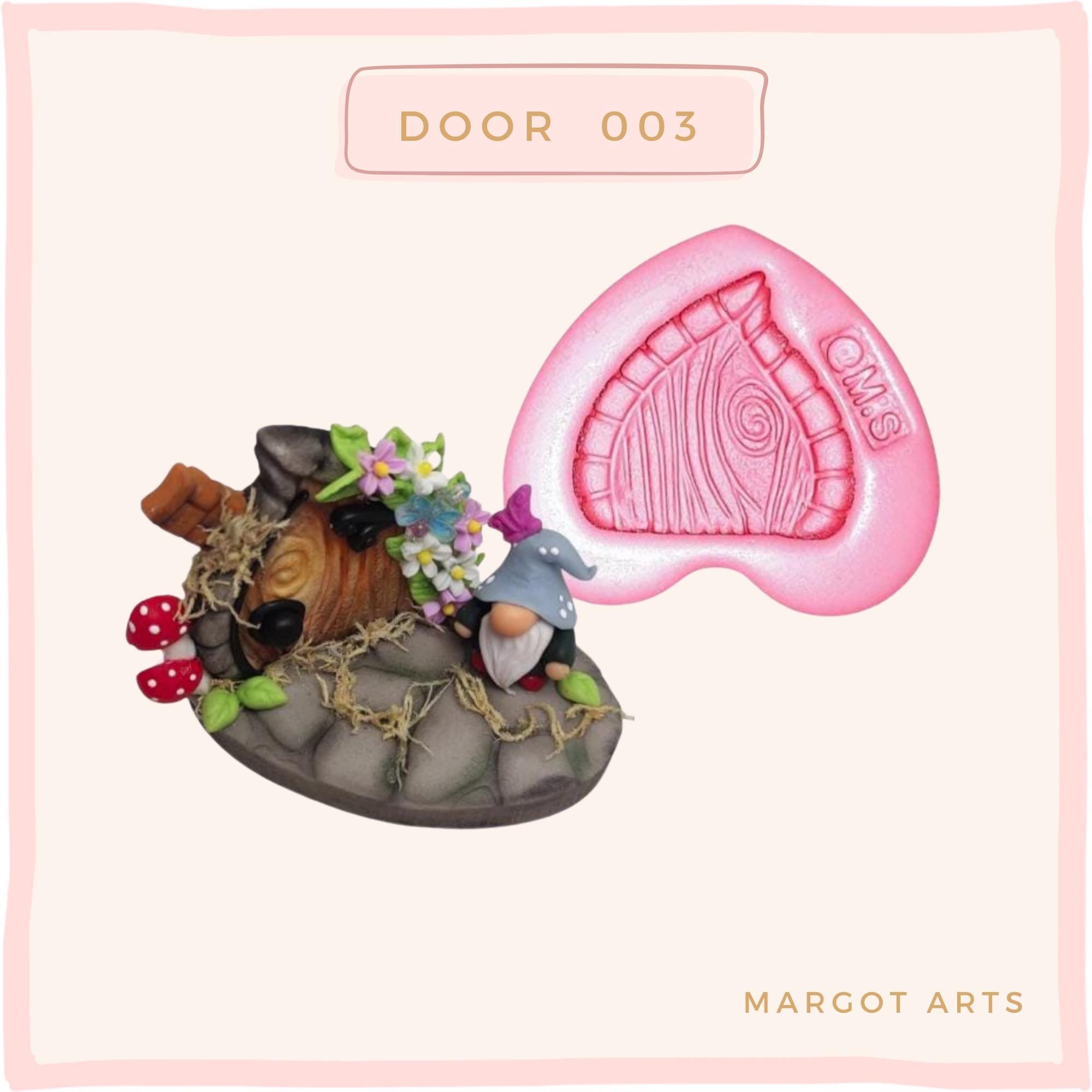 Silicone mold for clay dolls, Door Collection  - Arts and Crafts