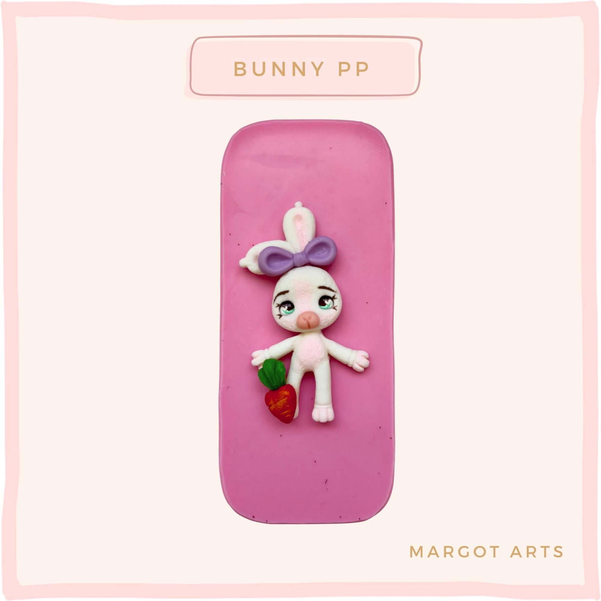 Silicone mold for clay dolls, Bunny PP - Arts and Crafts