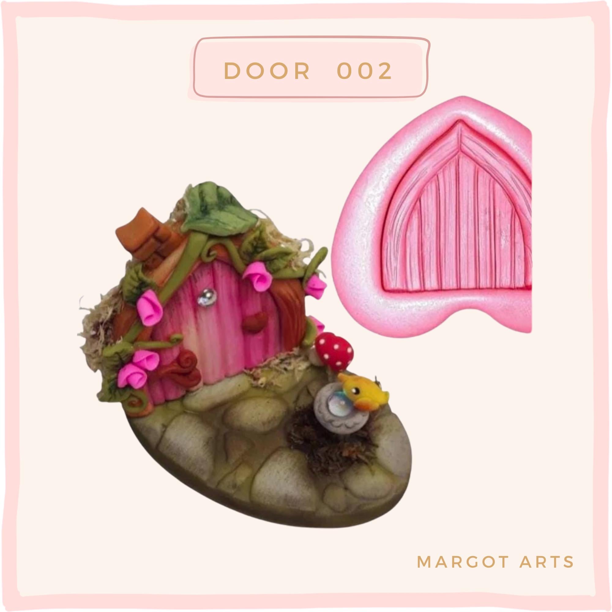 Silicone mold for clay dolls, Door Collection  - Arts and Crafts